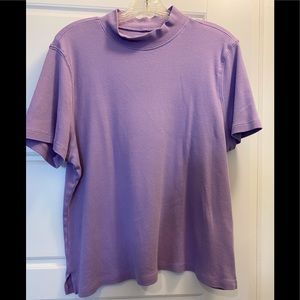 The TOG Shop short-sleeve mock neck top, size XL